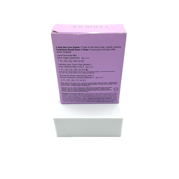 Clinique 3 Step Kit‎  Facial Soap 1 oz Clarifying Lotion 2 1oz Moisturizing 1oz - Picture 3 of 4